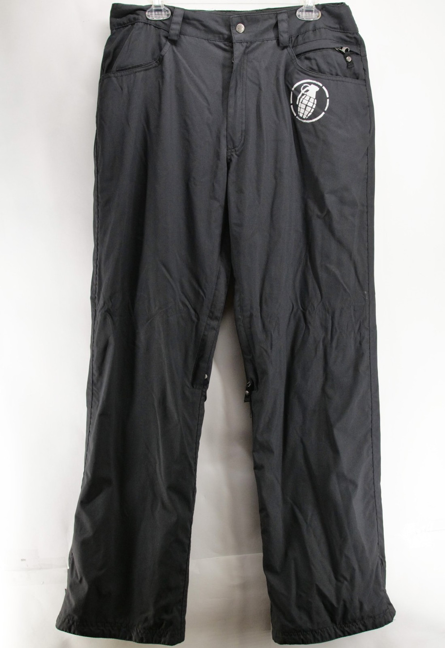 Grenade Fatigue Project Snowboard Pants Mens Large L Black Ski Cargo Insulated